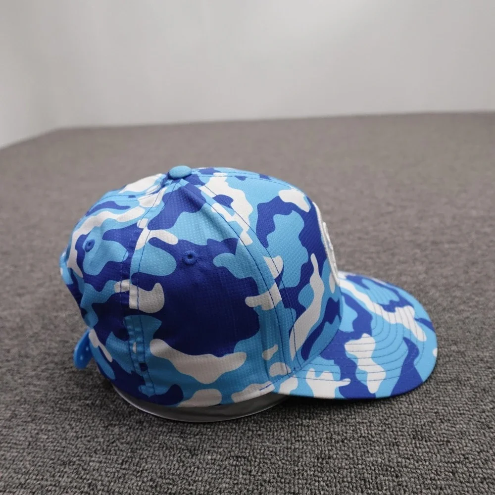 G/FORE Hat Cap Snap Back Mens One Size Blue Camo Baseball Golf Performance Logo